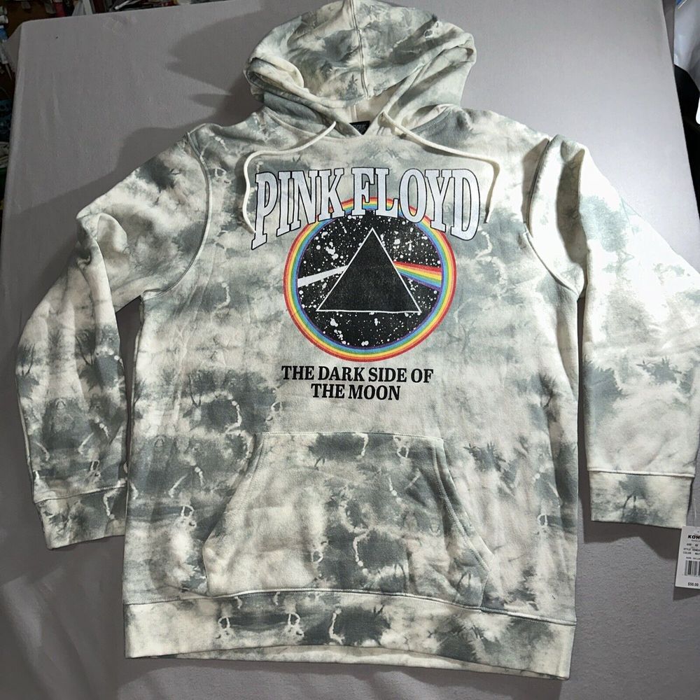 Pink Floyd Dark‎ Side Of The Moon Hoodie Sweatshirt Size L Tie Dye $50 NWT (15)